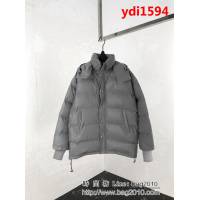 BALENCIAGA巴黎世家 18ss秋冬新款 背後刺繡品牌字母 反光灰色大版棉服 情侶款 ydi1594