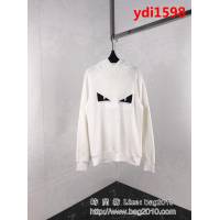 FENDI芬迪 18ss秋冬新款 小怪獸眼睛 純棉加絨 連帽衛衣 男女同款 ydi1598