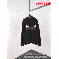 FENDI芬迪 18ss秋冬新款 小怪獸眼睛 純棉加絨 連帽衛衣 男女同款 ydi1599