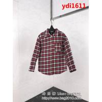 BALENCIAGA巴黎世家 18冬季新款 紅黑格子羊毛混紡 夾克外套 男女同款 ydi1611