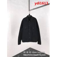 BALENCIAGA巴黎世家 18FW新款 後背彩虹旗子 黑色牛仔外套 男女同款 ydi1613