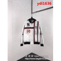 GUCCI古馳 18ss秋冬新款 NY復古系列 勳章刺繡豎條 棉夾克套裝 男女同款 ydi1636
