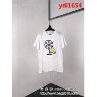 OVO X 村上隆19SS早春新聯名 OVO聯名村上隆 ins爆款 男款白色短袖 ydi1654