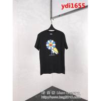 OVO X 村上隆19SS早春新聯名 OVO聯名村上隆 ins爆款 男款黑色短袖 ydi1655