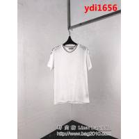 BURBERRY巴寶莉 19早春新款 螺紋領口 字母印花 雙股絲光棉 男款短袖 ydi1656