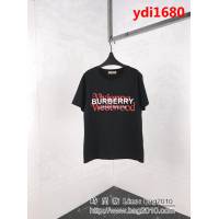 BURBERRY巴寶莉 聯名西太后限定款 19ss早春新款 黑紅疊加字母印花logo男款短袖  ydi1680