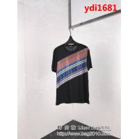 FENDI芬迪 19ss早春新款 FF彩色拼LOGO印花 男款短袖T-shirt ydi1681