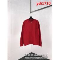 LV路易威登 18FW秋冬新款 領口小V字母 背後logo印花 純棉衛衣 情侶款 ydi1710