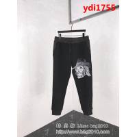 Y-3山本耀司 2018年秋冬季新款 褲腿品牌全新圖案骷髏印花 加絨男款休閒褲 ydi1755