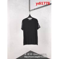 GVC紀梵希 19ss早春新款 雙股絲光棉 男款短袖 簡約百搭款 ydi1778