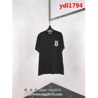 BURBERRY巴寶莉 19ss 限時24小時 BBR x Riccardo Tisci 限量專屬標識 黑色短袖T恤 男女同款 ydi1794