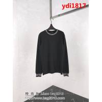 LV路易威登 19SS Virgil 定織字母螺紋 加厚長袖 男款黑色打底 Tee ydi1817