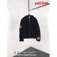 DＧ杜嘉班納 18FW秋冬新款 愛神丘比特燙鑽刺繡logo 毛絨外套 情侶款 ydi1846
