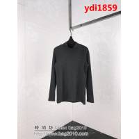 PRADA普拉達 經典款 半高領 澳絨 秋冬百搭 深灰色 男款打底衫 ydi1859