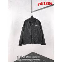 SUPREME X TNF 重工聯名皮質 黑色 抓絨衝鋒衣 情侶款 ydi1886