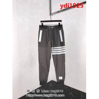 THOM BROWNE湯姆布朗 18Aw新款 暗紋輕質白邊拉鏈 男款立領衝鋒褲 ydi1925