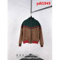 GUCCI古馳 18ss秋冬新款 升級版加棉 中國龍刺繡 雙G小logo 外套 情侶款 ydi1945