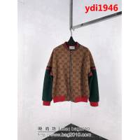 GUCCI古馳 18ss秋冬新款 升級版加棉 中國龍刺繡 雙G小logo 外套 情侶款 ydi1946