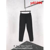 LV路易威登 18ss冬季新款 背後壓膠印花logo 加絨加厚 男款羊毛休閒褲 ydi1996