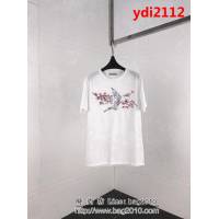 DIOR迪奧 x Kaws19早春聯名款 小金人梅花短袖T-shirt 絲光棉面料 數碼印花工藝 雜誌最新款 ydi2112