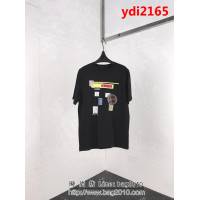 VERSACE範思哲 19ss早春新款 純棉短袖 最新多logo印花圖案 高版本情侶款 ydi2165