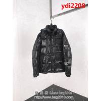 MONCLER蒙口X Fragment聯名款 連帽魔術貼LOGO 男款羽絨服 ydi2208
