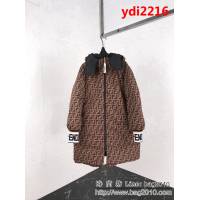 FENDI芬迪 18專櫃同步秋冬新款 全方位FF圖案 長款羽絨棉服 情侶款 ydi2216