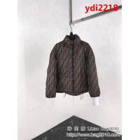 FENDI芬迪 專櫃同步 18秋冬新款 FF圖案 男款兩面穿棉服 ydi2218