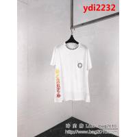 Chrome Hearts克羅心 19ss 彩虹馬蹄限定T恤 定制原版純棉面料 高版本情侶款 ydi2232