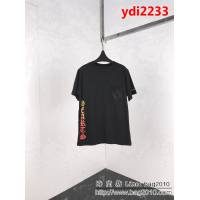 Chrome Hearts克羅心 19ss 彩虹馬蹄限定T恤 定制原版純棉面料 高版本情侶款 ydi2233