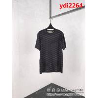 BURBERRY巴寶莉 19ss早春新款短袖 滿印字母印花logo 絲光混紡面料 高版本男女同款 ydi2264