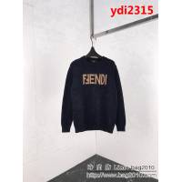 FENDI芬迪 18ss秋冬新款毛衣 簡約字母提花logo 採用羊毛混紡面料 高版本男女同款 ydi2315