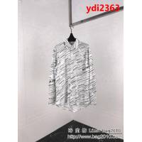 Balenciag@19ss秋冬新款襯衣 全身印花logo 定制絲光混紡面料 高版本情侶款 ydi2363