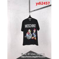 MOSCHIN莫斯奇諾 19ss早春新款短袖 唐老鴨合作系列 趣味可愛唐老鴨印花圖案 定制雙股絲光面料 男女同款 ydi2457