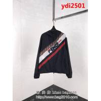 FENDI芬迪 斐樂聯名合作系列款 19ss春季斜杠印花 男款風衣外套 ydi2501