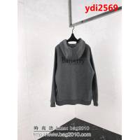 BURBERRY巴寶莉 19ss春季新款 寬鬆版 拉鏈衛衣外套 背後刺繡字母 高版本男女同款 ydi2569