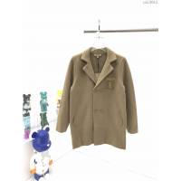 Burberry男裝 巴寶莉新款薄款毛呢中長款外套大衣 男女同款  ydi3015