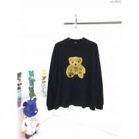 welldone男裝 20秋冬新品立體刺繡小熊薄款長袖衛衣  ydi3055