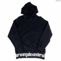 alexanderwang女裝 亞曆山大王20新款帶帽衛衣 後背字母印花純棉衛衣  ydi3059