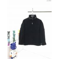Balenciaga男裝 巴黎世家後背logo字母羊羔毛拉鏈外套  ydi3067