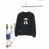 Fendi男裝 芬迪20年早秋新款老佛爺拼皮釘珠圓領衛衣 高版本  ydi3100