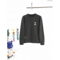 Fendi男裝 芬迪20年早秋新款老佛爺拼皮釘珠圓領衛衣 高版本  ydi3101