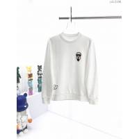 Fendi男裝 芬迪20年早秋新款老佛爺拼皮釘珠圓領衛衣 高版本  ydi3106