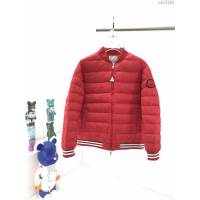 Moncler男裝 蒙口2020新款標誌LOGO印花羽絨服 Moncler男士秋冬紅色外套  ydi3162