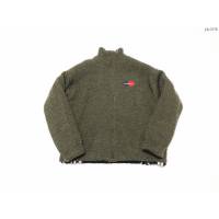 Balenciaga男裝 巴黎世家新款萬事達logo墨綠色夾克 男女雙面毛絨外套  ydi3176