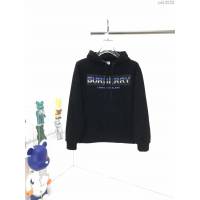 Burberry男裝 巴寶莉新款標誌性星辰元素衛衣 Burberry黑色連帽衛衣 男女同款  ydi3223