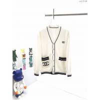 Chanel新款男裝 香奈兒20ss早秋新款V領拼色開衫毛衣 情侶款  ydi3249