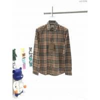 Burberry男裝 巴寶莉復古格紋經典小格襯衫  ydi3284