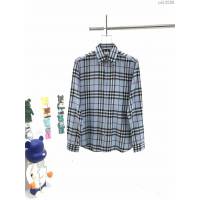 Burberry男裝 巴寶莉新款格紋棉質法蘭絨襯衫 Burberry男士格子襯衫  ydi3288