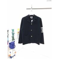 ThomBrowne男裝 TB秋冬新款針織單排扣西裝 湯姆布朗純羊毛外套 男女同款  ydi3298